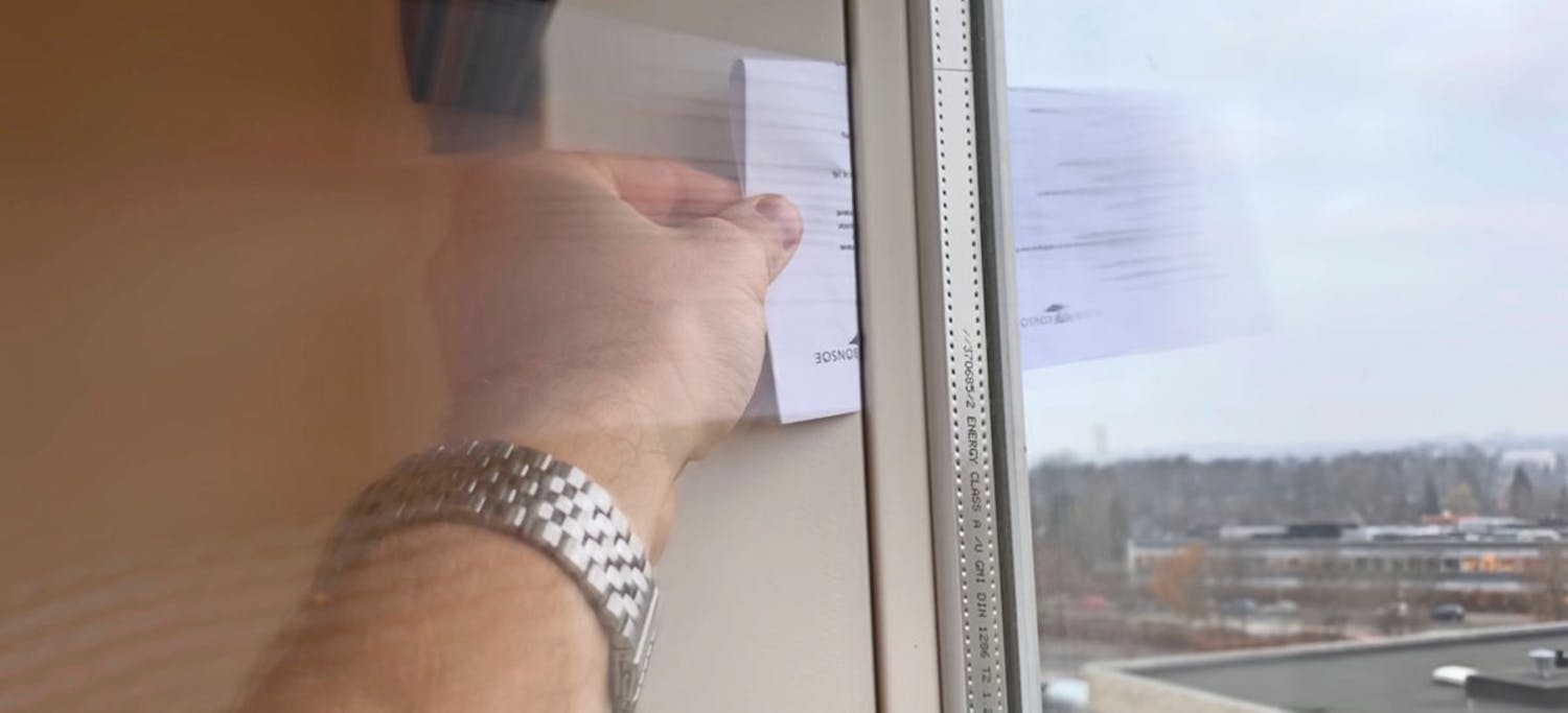 Når papiret kan komme gjennom, kan den kalde luften det også.